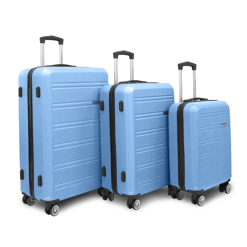 Alford Set of 3 Hard Shell Suitcase in Blue