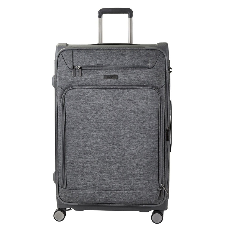 Amesbury Large Soft Shell Suitcase in Grey