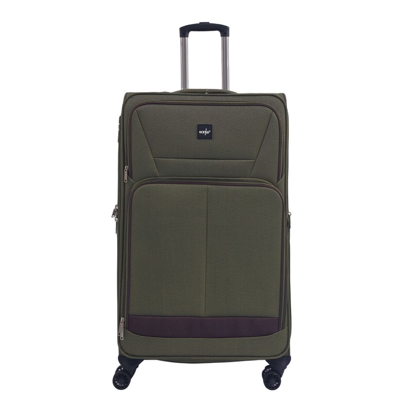 Andover Large Soft Shell Suitcase in Khaki