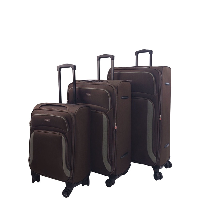 Arundel Set of 3 Soft Shell Suitcase in Brown