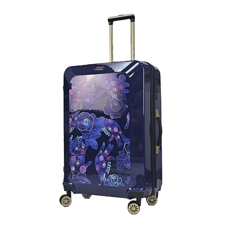 Canvey Large Hard Shell Suitcase in Blue