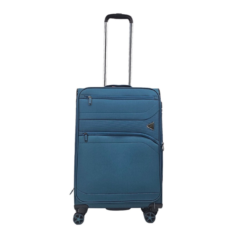 Corby Medium Soft Shell Suitcase in Teal