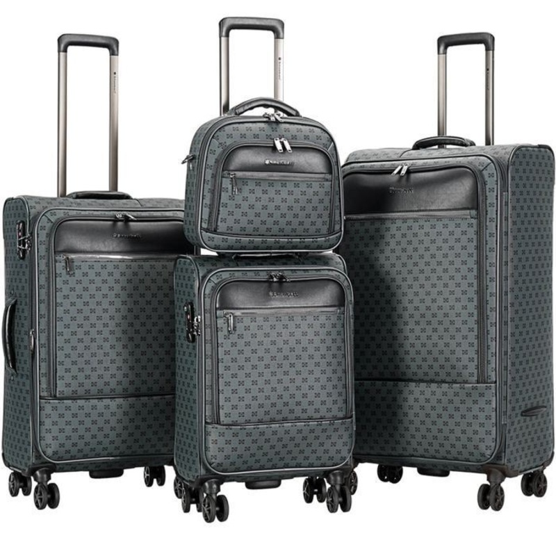 Corringham Set of 4 Soft Shell Suitcase in Grey