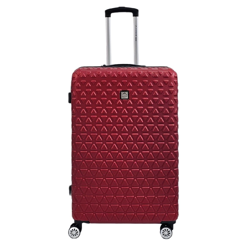 Adlington Large Hard Shell Suitcase in Burgundy