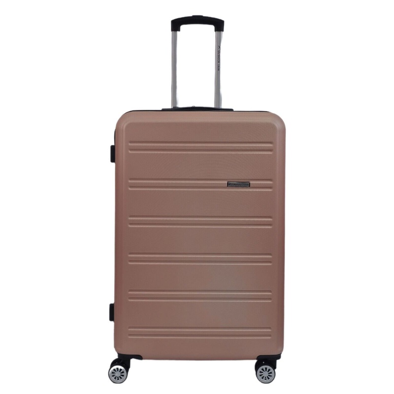 Alford Large Hard Shell Suitcase in Rose Gold