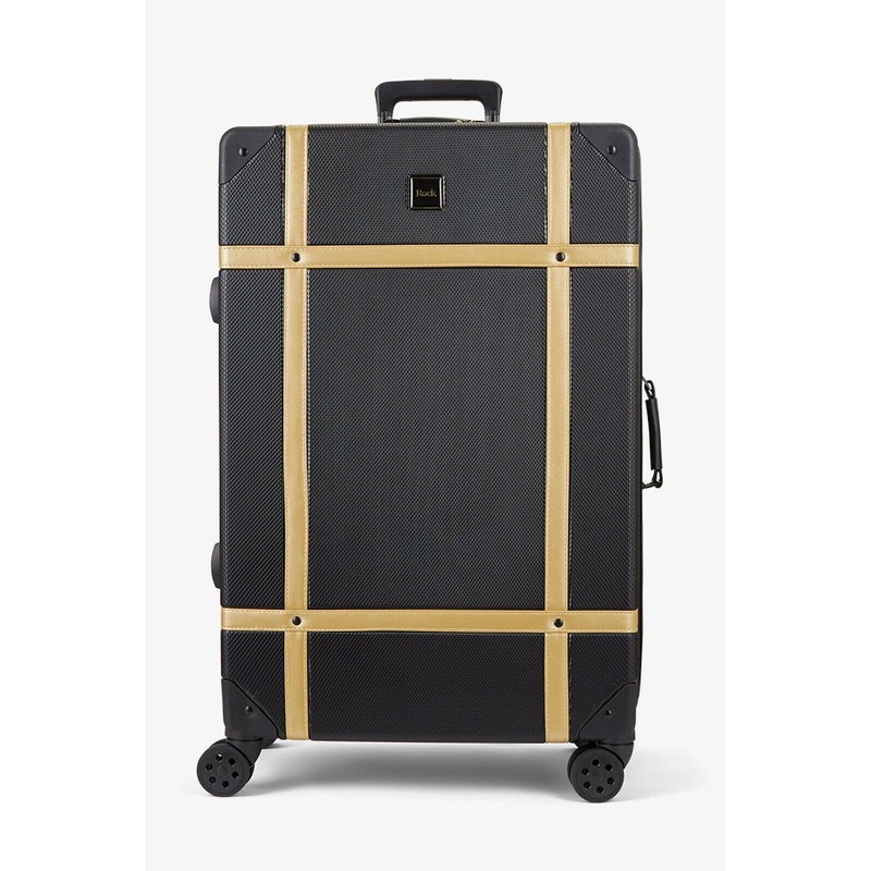 Alston Large Hard Shell Suitcase in Black Gold