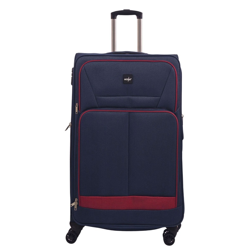 Andover Large Soft Shell Suitcase in Navy