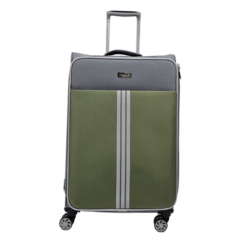 Beverley Medium Soft Shell Suitcase in Grey