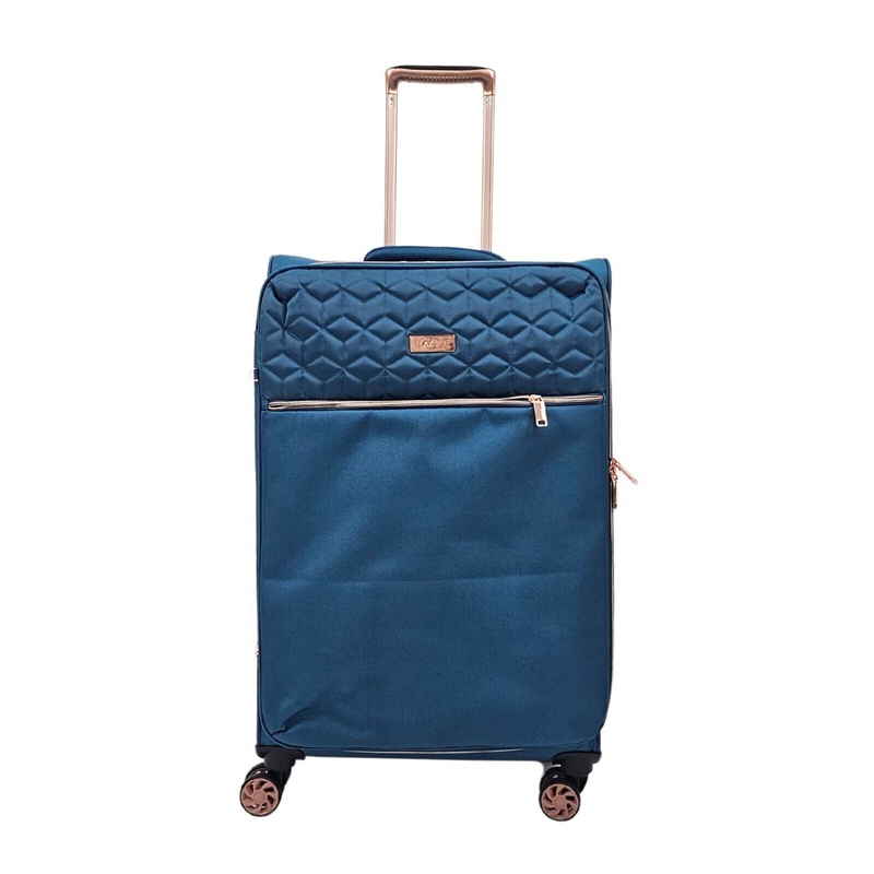 Bexley Medium Soft Shell Suitcase in Teal