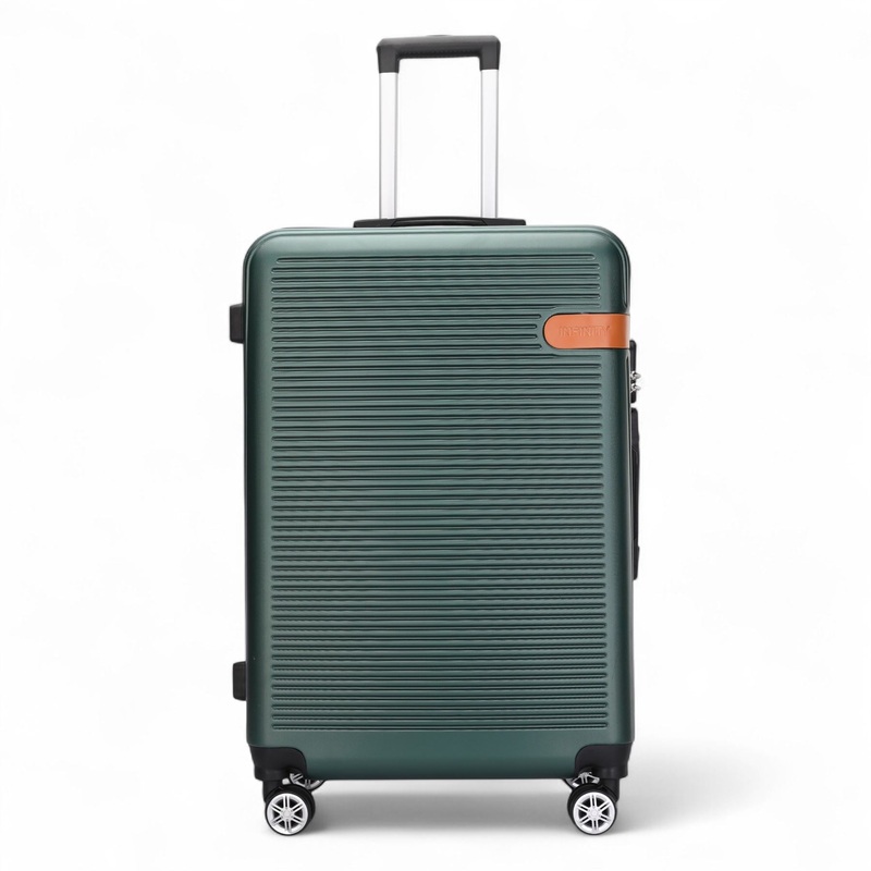 Calgary Medium Hard Shell Suitcase in Emerald Green
