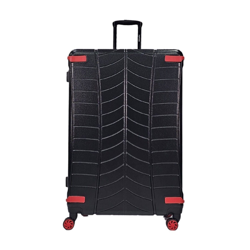 Chilton Double Extra Large Hard Shell Suitcase in Black