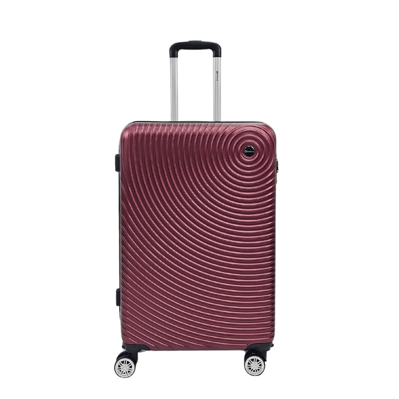 Chorley Medium Hard Shell Suitcase in Burgundy