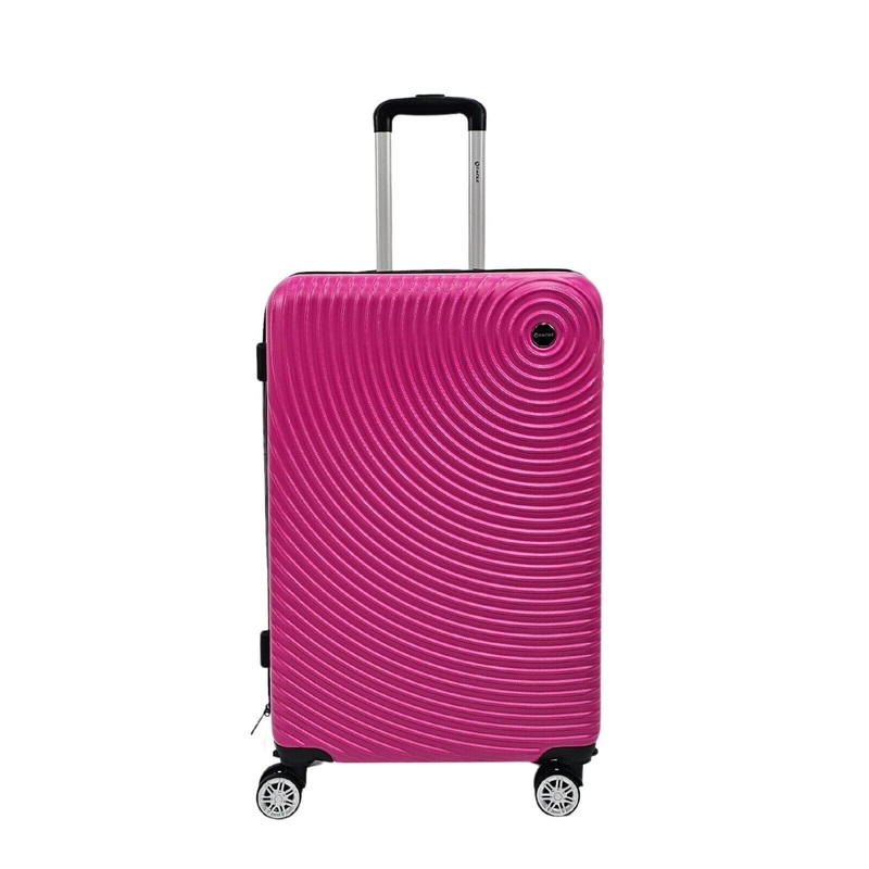 Chorley Medium Hard Shell Suitcase in Fuschia
