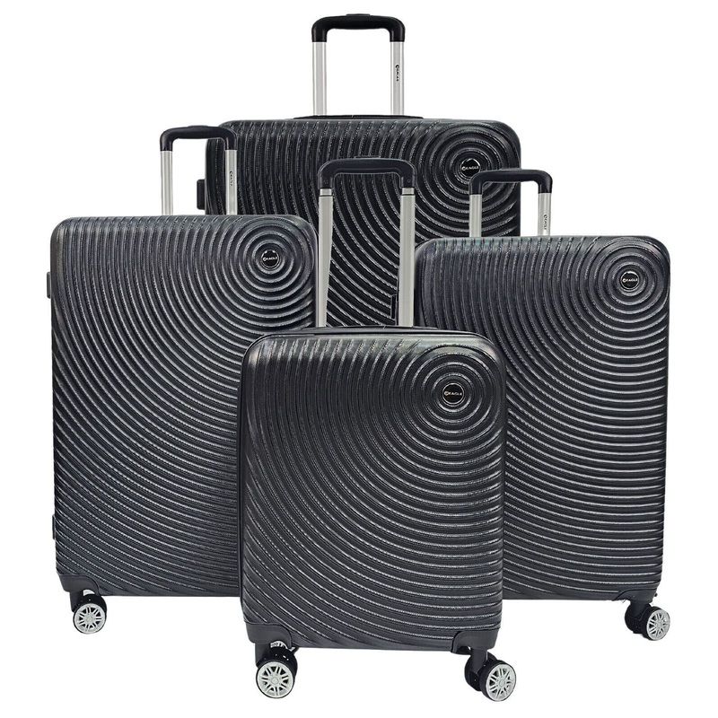 Chorley Set of 4 Hard Shell Suitcase in Black