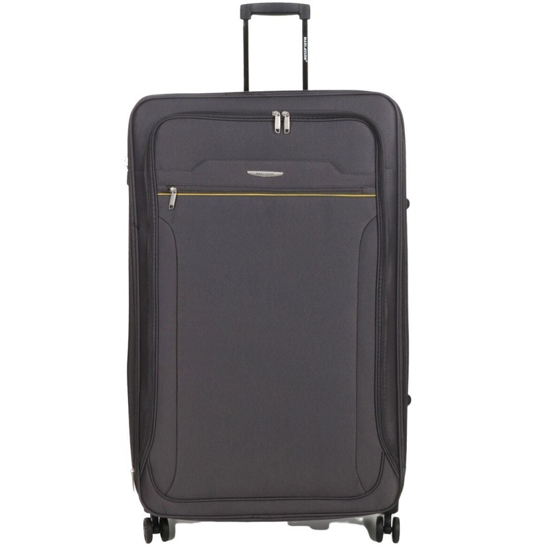 Cinderford Extra Large Soft Shell Suitcase in Grey