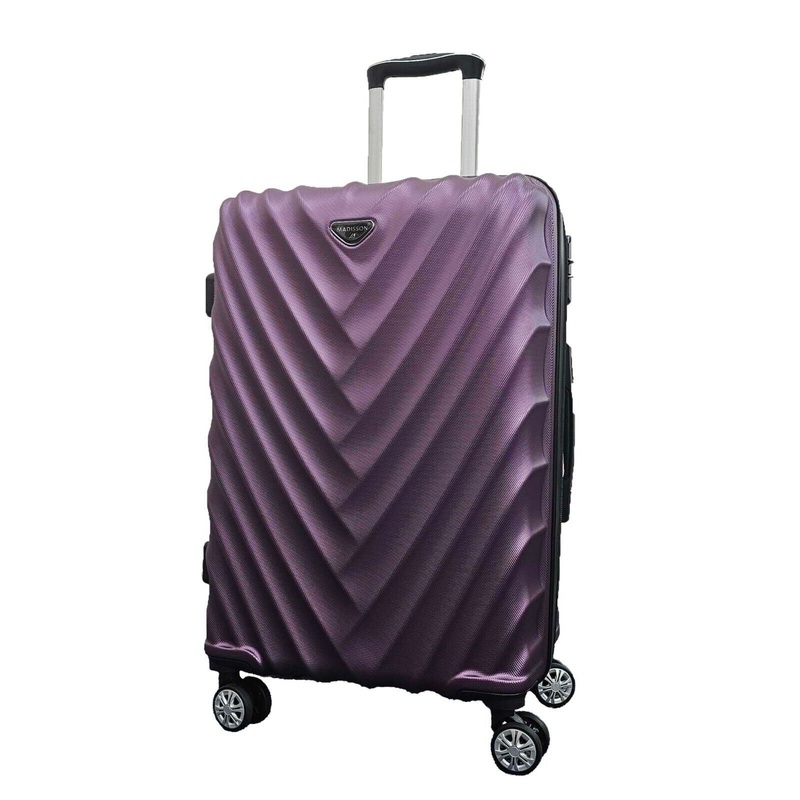Colyton Large Hard Shell Suitcase in Purple