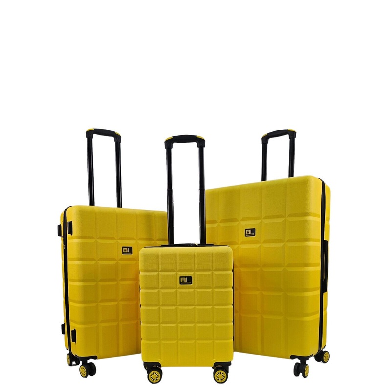 Cotgrave Set of 3 Soft Shell Suitcase in Yellow