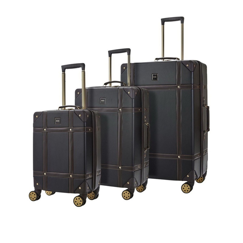 Alston Set of 3 Hard Shell Suitcase in Black