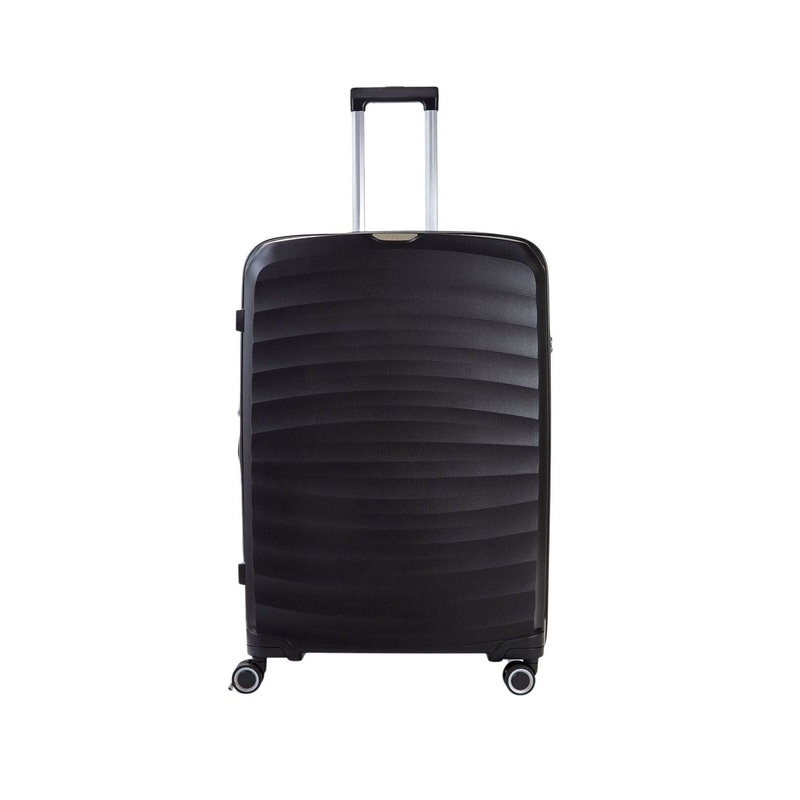 Alton Large Hard Shell Suitcase in Black