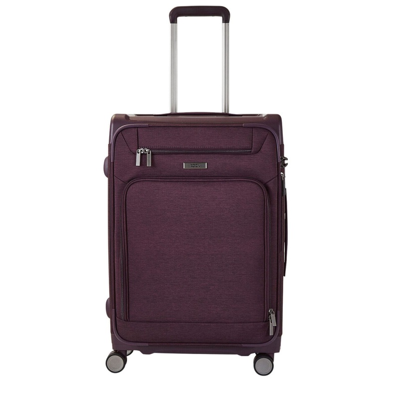 Amesbury Medium Soft Shell Suitcase in Purple