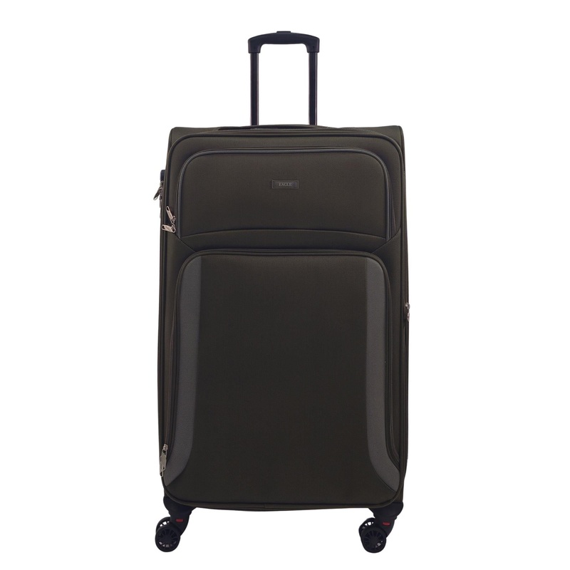 Arundel Large Soft Shell Suitcase in Khaki