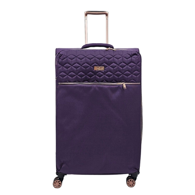 Bexley Large Soft Shell Suitcase in Purple