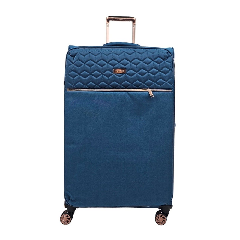 Bexley Large Soft Shell Suitcase in Teal