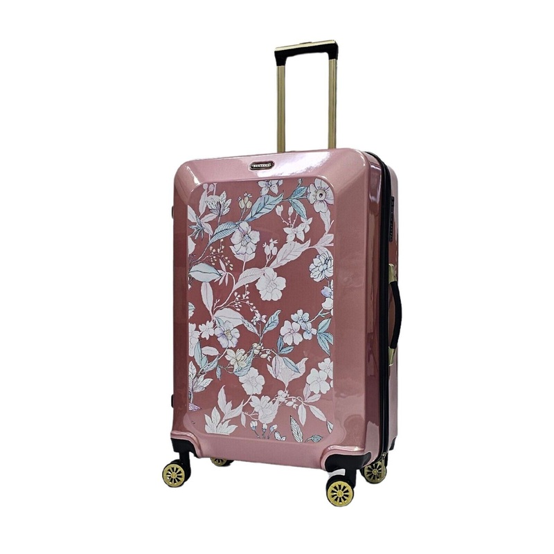 Canvey Large Hard Shell Suitcase in Pink