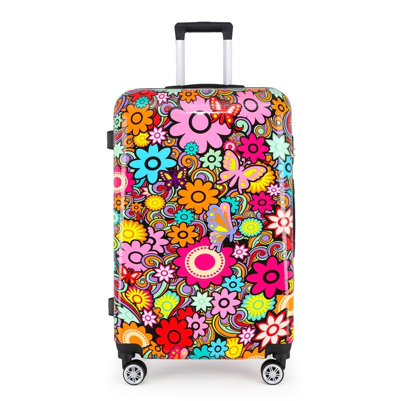 Congleton Large Hard Shell Suitcase in Flower