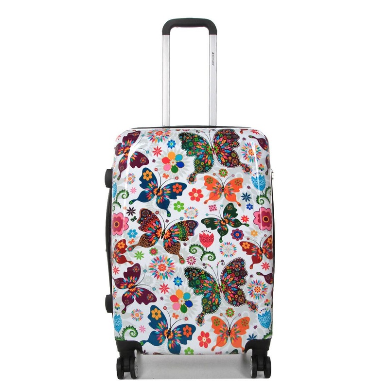 Corbridge Medium Hard Shell Suitcase in Butterfly