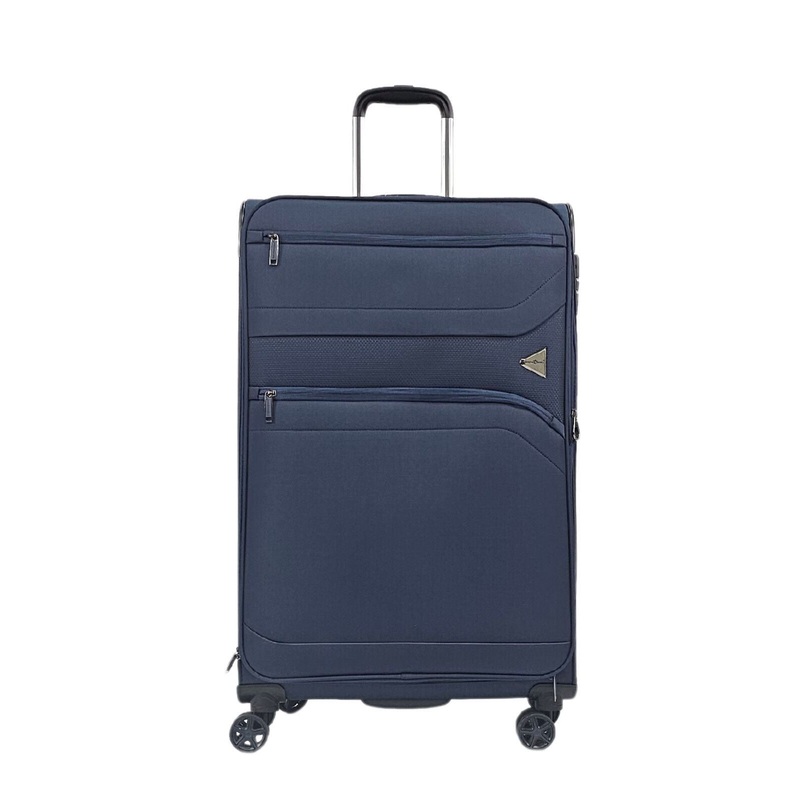 Corby Large Soft Shell Suitcase in Navy