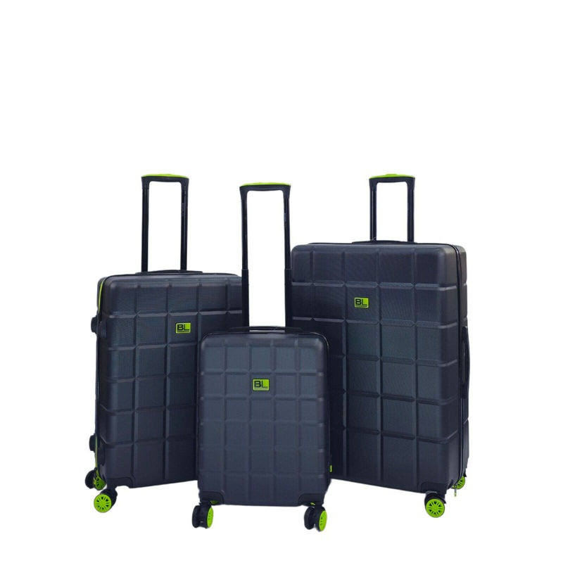 Coulsdon Set of 3 Soft Shell Suitcase in Grey
