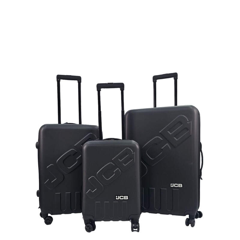 Cranbrook Set of 3 Soft Shell Suitcase in Black