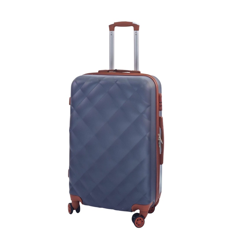Crawley Medium Soft Shell Suitcase in Grey