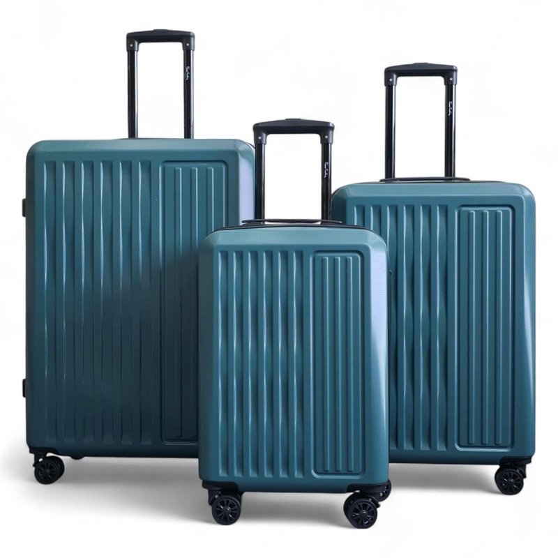 Croydon Set of 3 Hard Shell Suitcase in Green