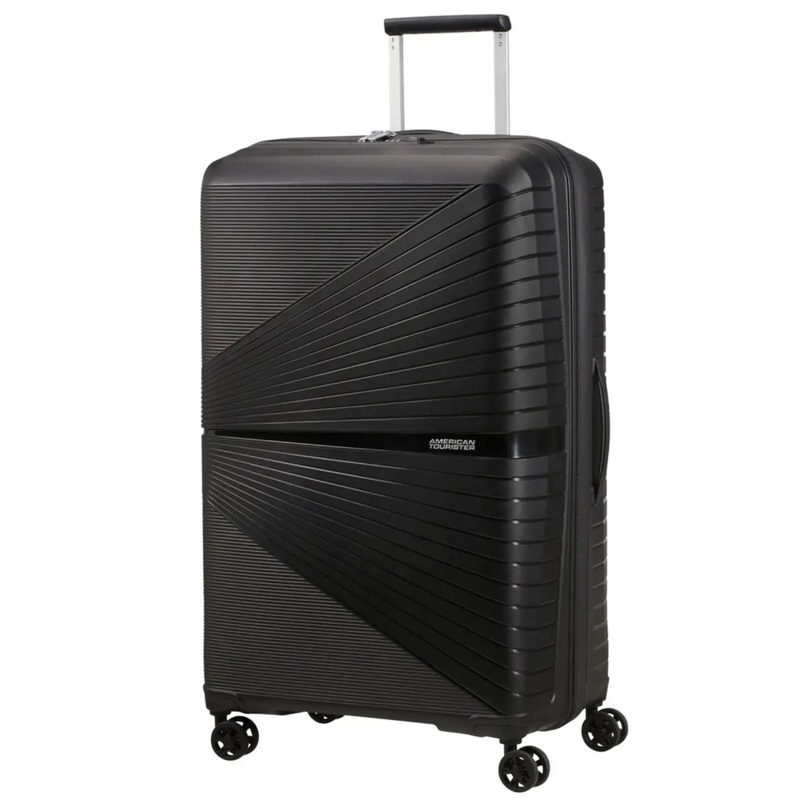 American Tourister Airconic 77 cm Large 4 Wheel Hard Suitcase - Onyx Black