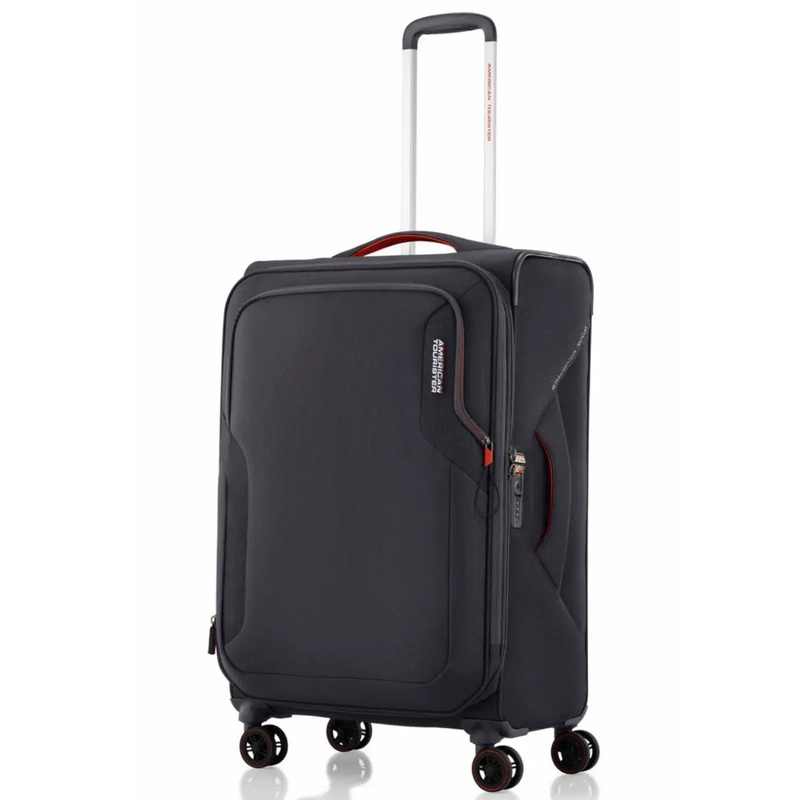 American Tourister Applite 5 - 72 cm Expandable Spinner Suitcase - Grey
