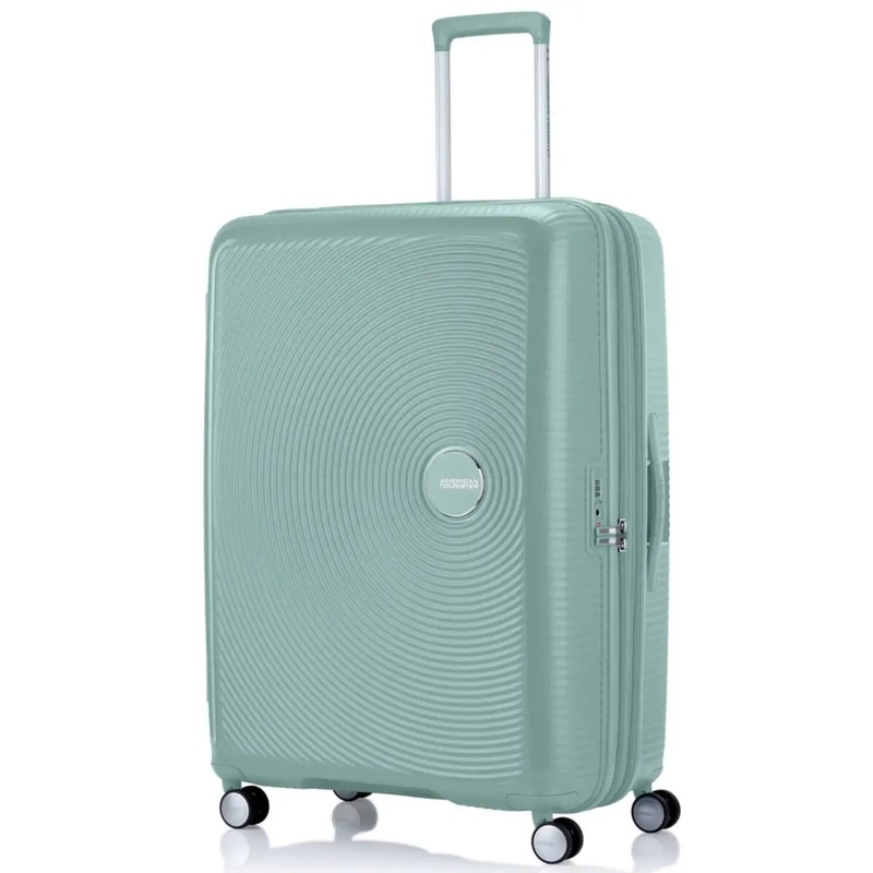 American Tourister Curio 2 - 80 cm Expandable Spinner Suitcase - Urban Green
