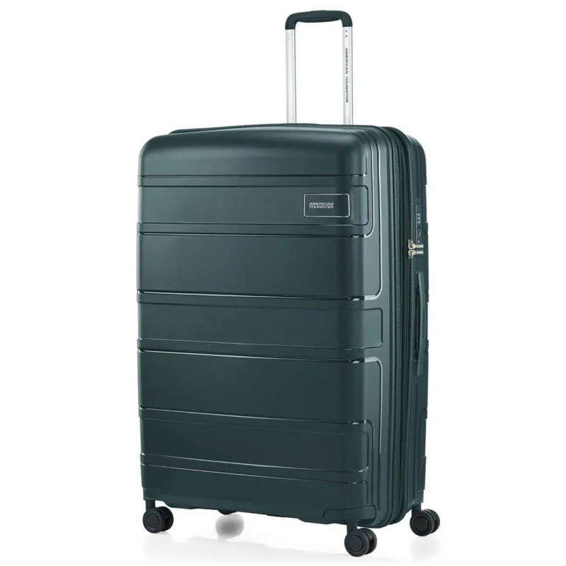 American Tourister Light Max 82 cm Expandable Spinner Suitcase - Varsity Green