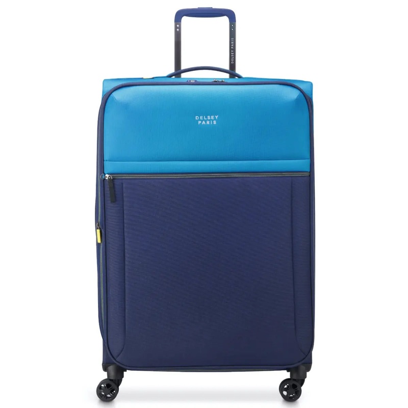 Delsey Brochant 3 - 78 cm 4-Wheel Expandable Suitcase - Ultramarine Blue