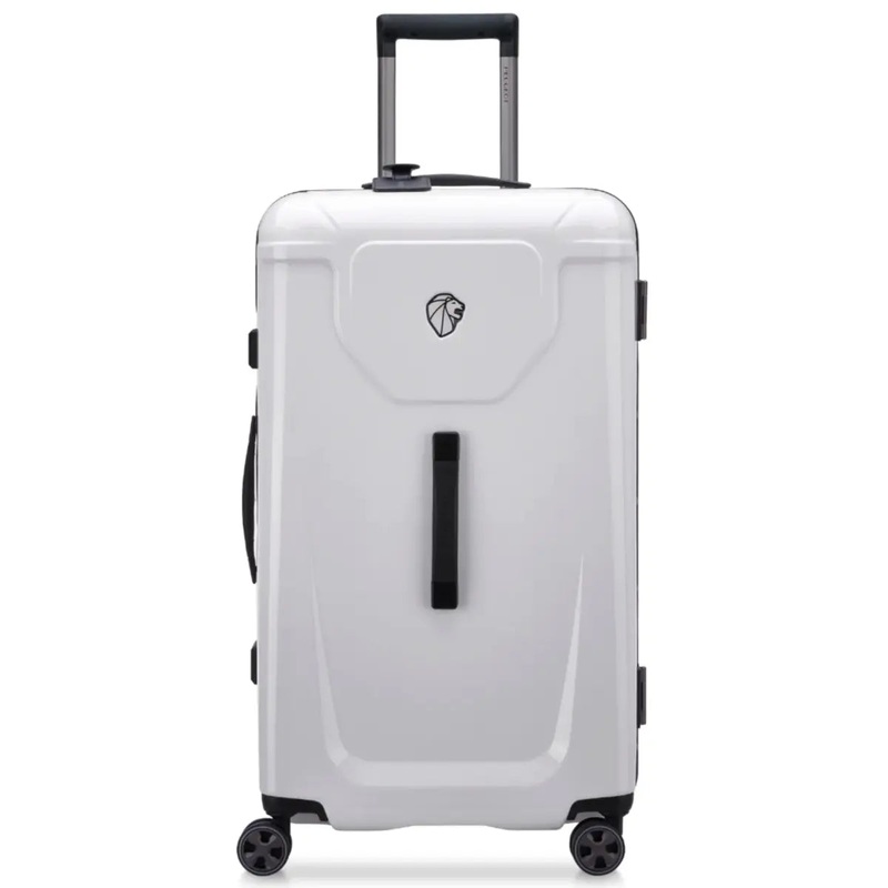Delsey Peugeot 73 cm 4-Wheel Trunk Suitcase - White