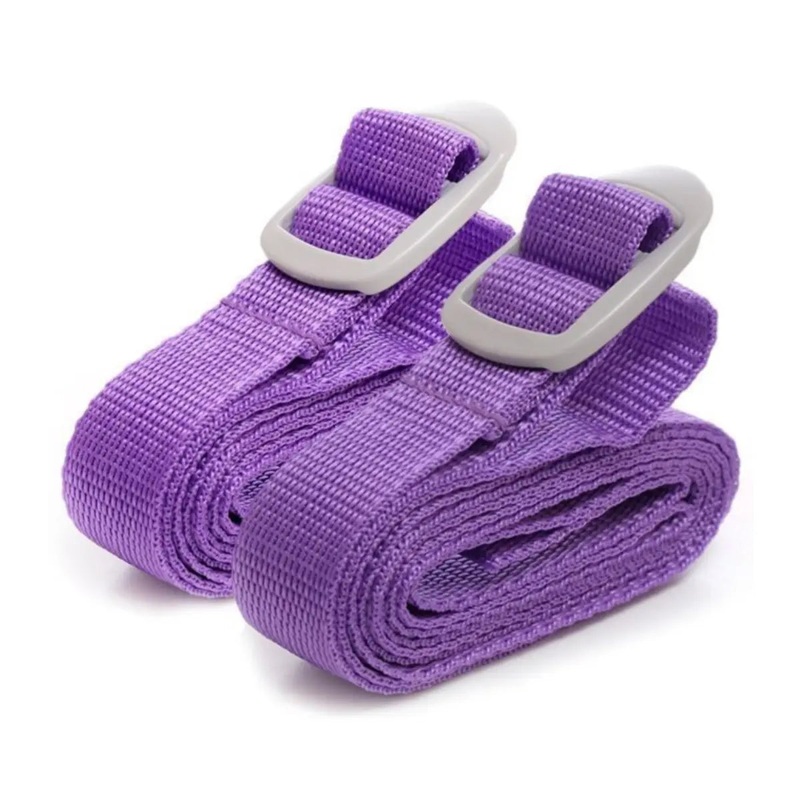 Go Travel : 2 Suitcase Straps : Purple