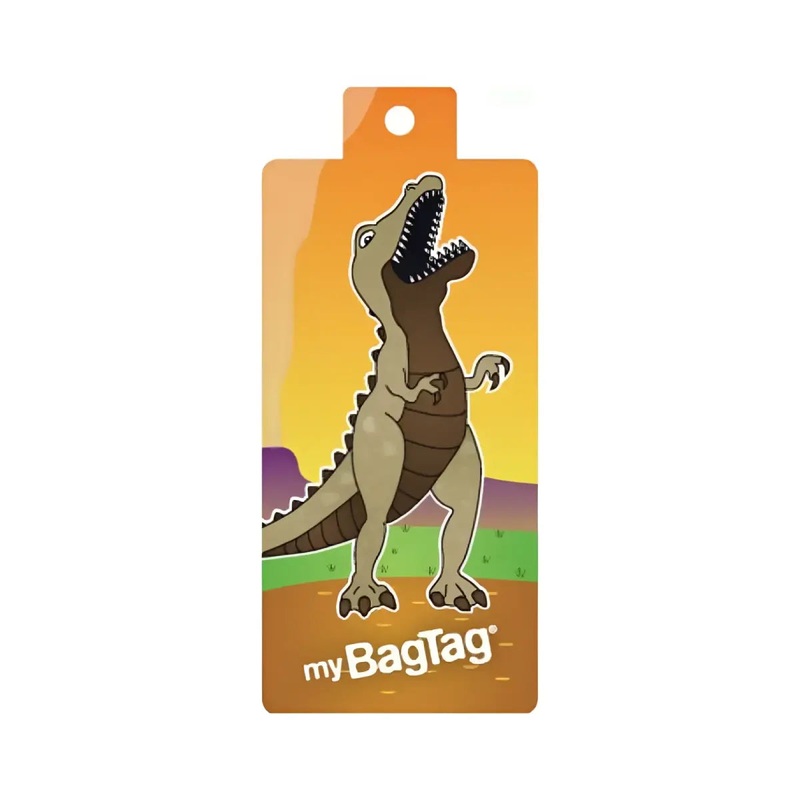 MyBagTag Suitcase Tag Twin Pack - Dinosaur