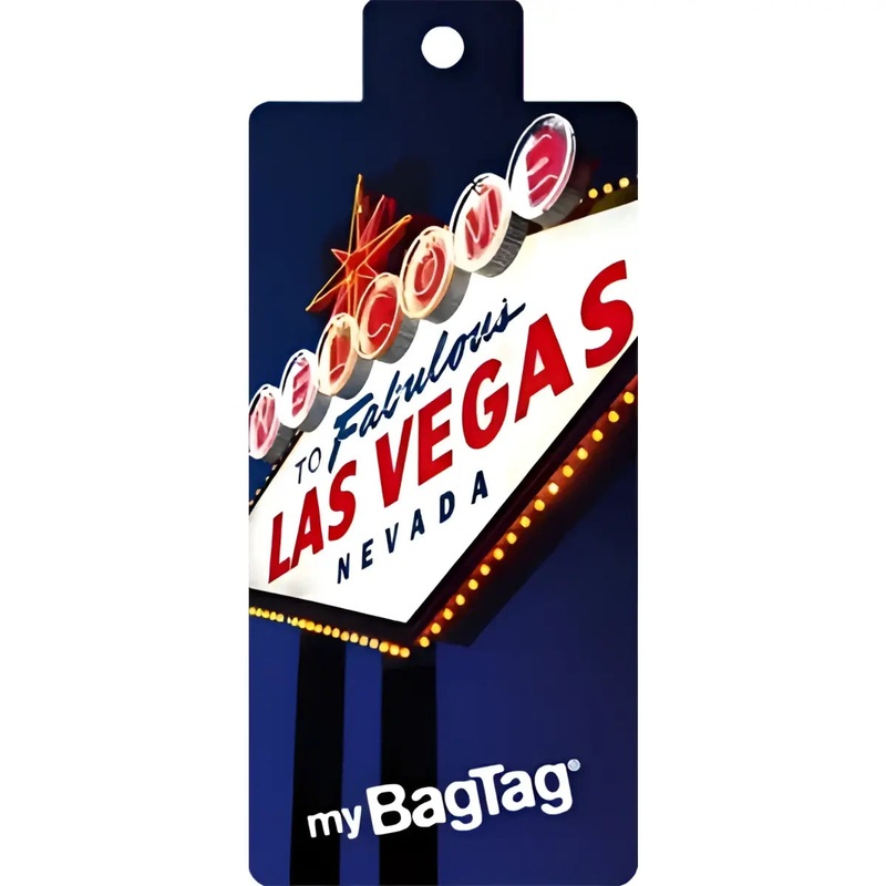 MyBagTag Suitcase Tag Twin Pack - Las Vegas Sign