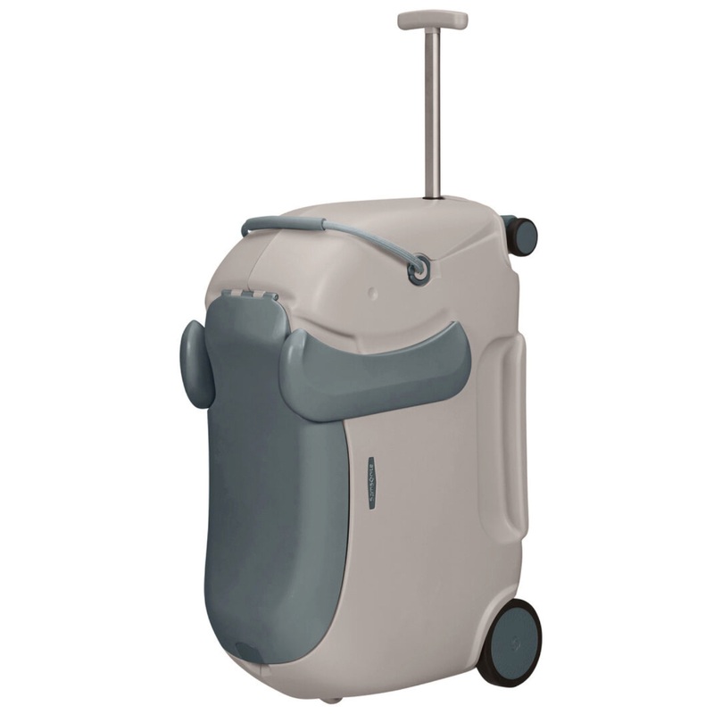 Samsonite Dream Rider DLX Ride-On Children's 4 Wheel Spinner Suitcase - Elephant Grey