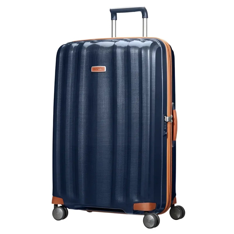 Samsonite Lite-Cube DLX Deluxe 82 cm 4 Wheeled Suitcase - Midnight Blue