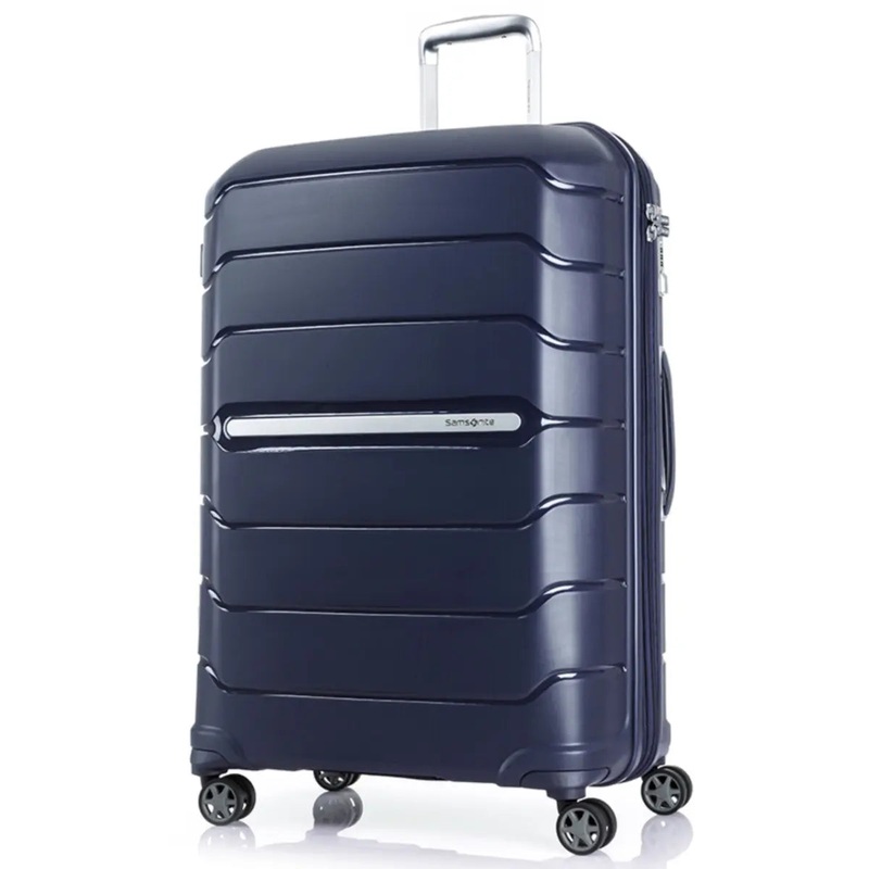 Samsonite Oc2Lite 75 cm 4 Wheeled Expandable Spinner Suitcase - Navy Blue