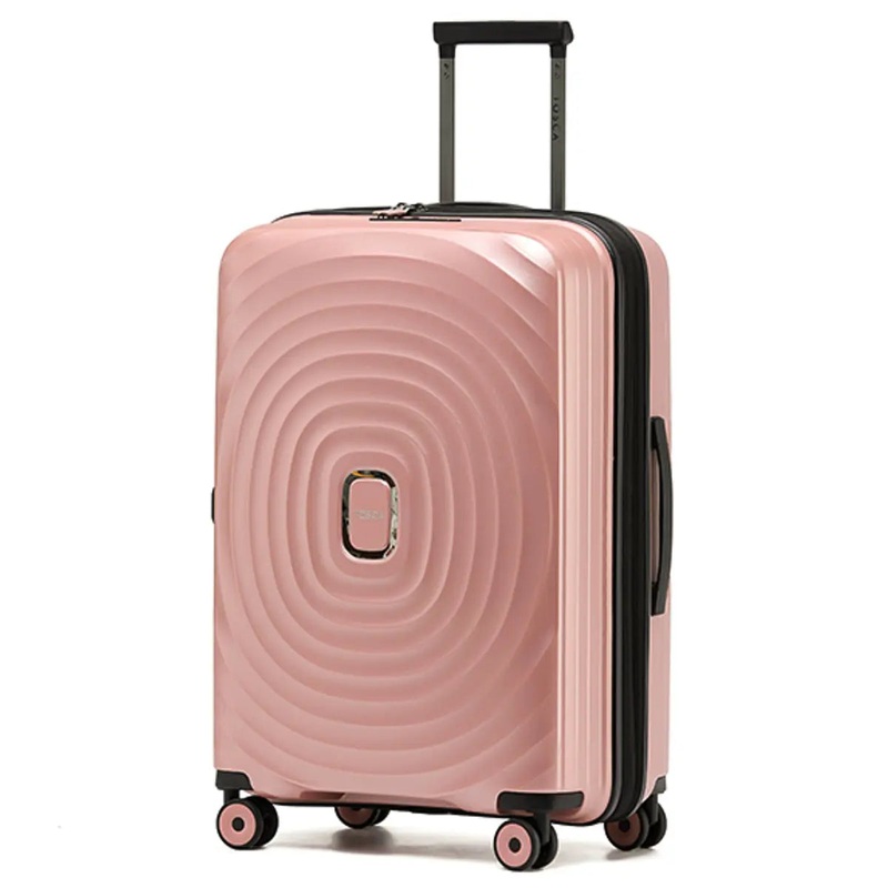 Tosca Eclipse 67 cm 4-Wheel Expandable Spinner Suitcase - Rose Gold