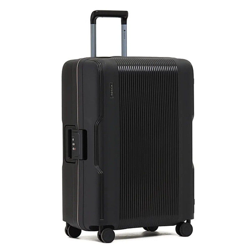 Tosca Knox 66 cm 4-Wheel Suitcase with Zipperless Closure  - Black