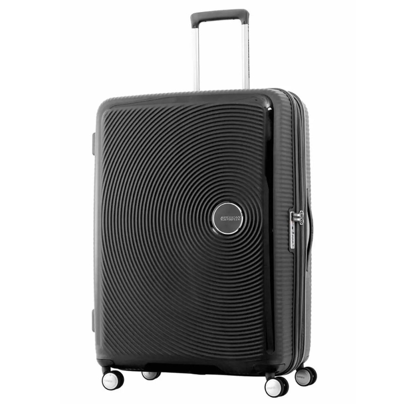 American Tourister Curio 2 - 80 cm Expandable Spinner Suitcase - Black